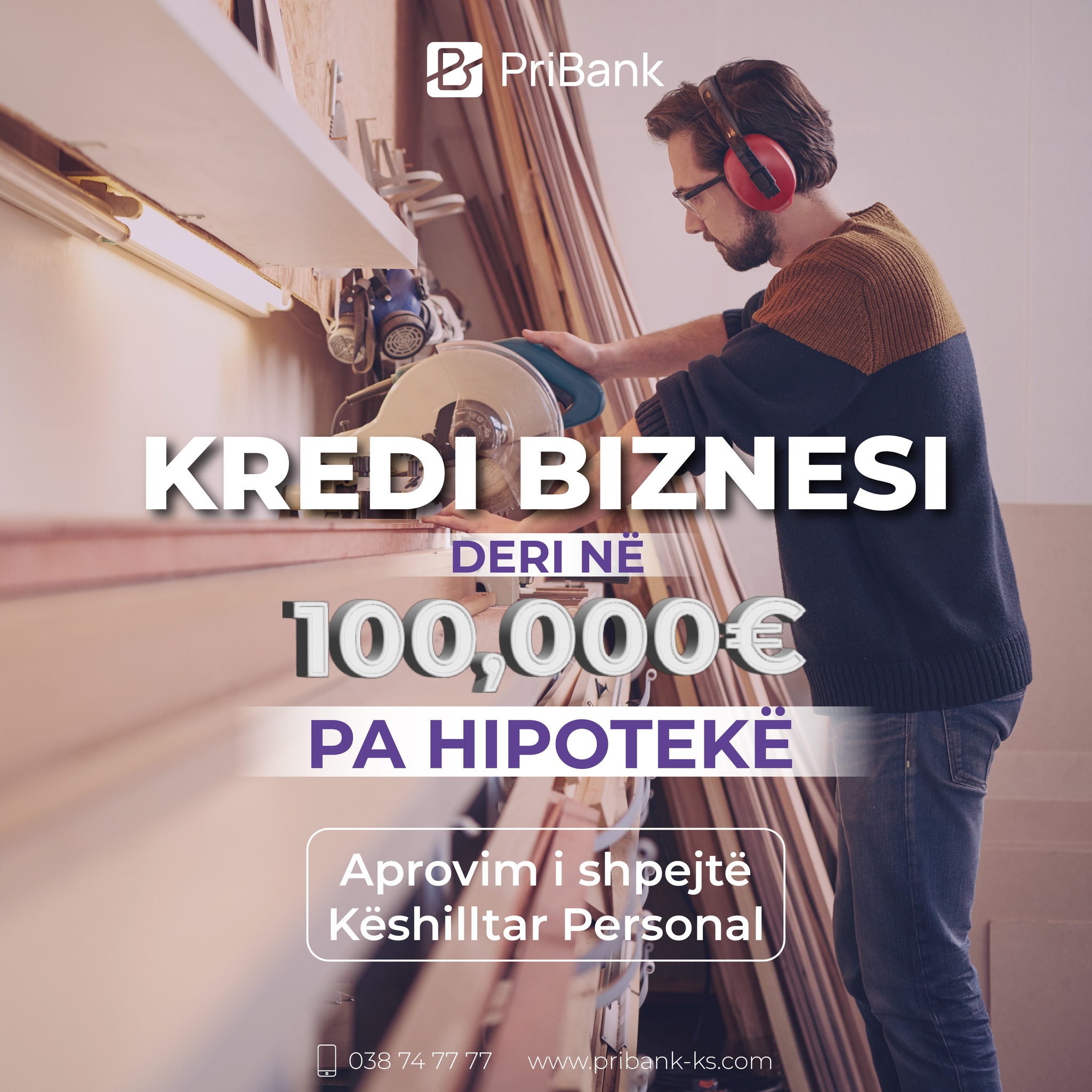 Kredi PA HIPOTEKË deri 100,000 EUR